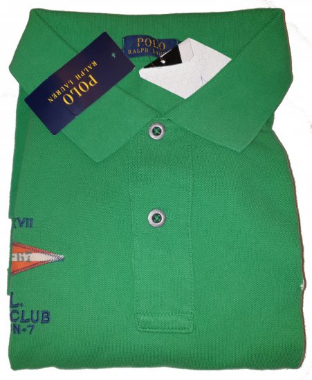 Ralph Lauren T16J Polo Green - Motley trakais aprīļa izpārdošana - 