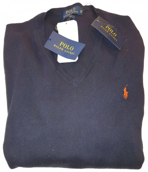 Ralph Lauren TC6B Sweater Hunter Navy - Motley trakais aprīļa izpārdošana - 