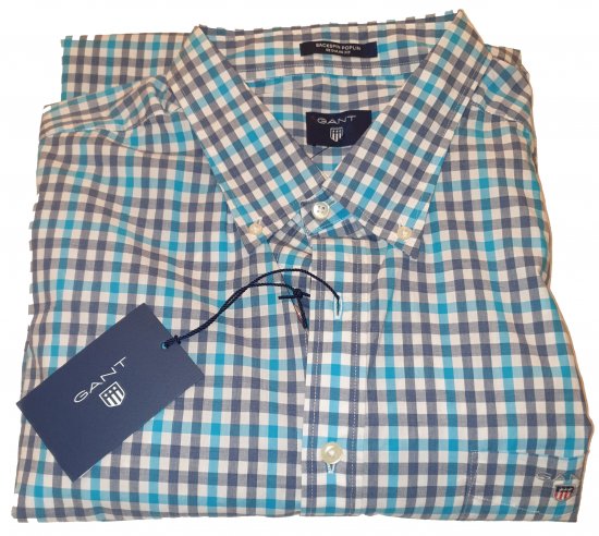 Gant 347620 Shirt Blue - Motley trakais aprīļa izpārdošana - 