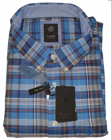 Bugatti 78315 Shirt Blue - Motley trakais aprīļa izpārdošana - 