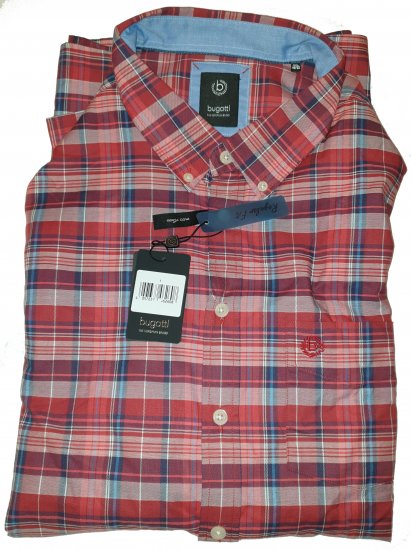 Bugatti 78315 Shirt Red - Motley trakais aprīļa izpārdošana - 