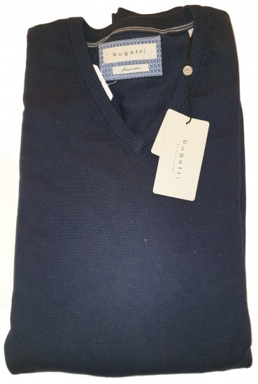 Bugatti 95510 Knit Navy - Motley trakais aprīļa izpārdošana - 
