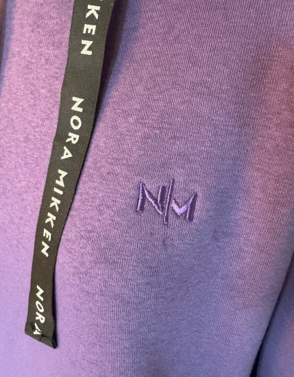 Nora Mikken KRISTINA Long Hoodie Purple - Džemperi un džemperi ar kapuci - 