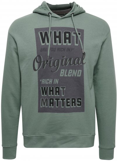 Blend Hoodie 4285 Duck Green - Džemperi un džemperi ar kapuci - Džemperi - 2XL-14XL