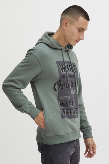 Blend Hoodie 4285 Duck Green - Džemperi un džemperi ar kapuci - Džemperi - 2XL-14XL