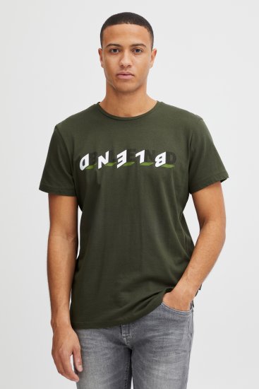 Blend 4795 T-Shirt Forest Night Green - T-krekli - T-krekli - 2XL-14XL