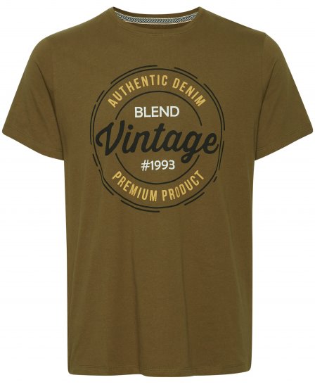 Blend 4811 T-Shirt Military Olive - T-krekli - T-krekli - 2XL-14XL