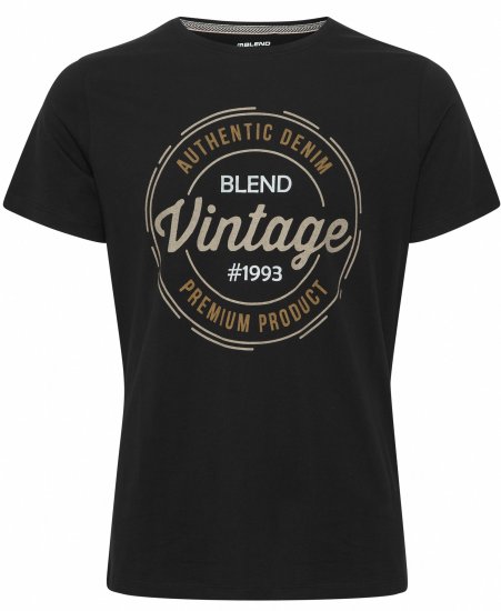 Blend 8411 T-Shirt Black - T-krekli - T-krekli - 2XL-14XL