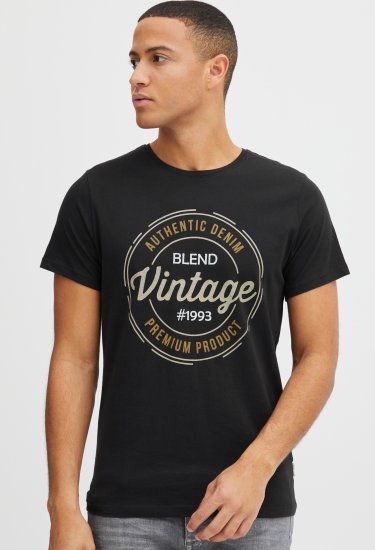 Blend 8411 T-Shirt Black - T-krekli - T-krekli - 2XL-14XL