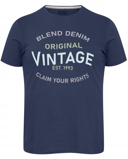 Blend 5018 T-Shirt Navy - T-krekli - T-krekli - 2XL-14XL