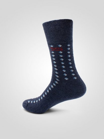 D555 Harold 3 Extra Wide Comfort Fit Socks 3-pack Navy/Denim - Apakšveļa un peldšorti - Apakšveļa - 2XL-8XL