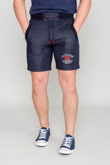 D555 HARLOW Jersey Shorts Denim Marl - Sporta bikses un šorti - Sporta bikses un Sporta šorti - 2XL-12XL