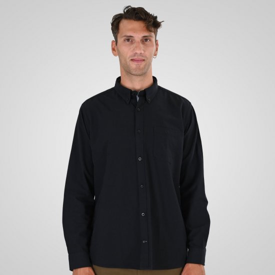 Double Outfitters GS-5225 Oksforda krekls Melna - Krekli - Krekli - 2XL-8XL