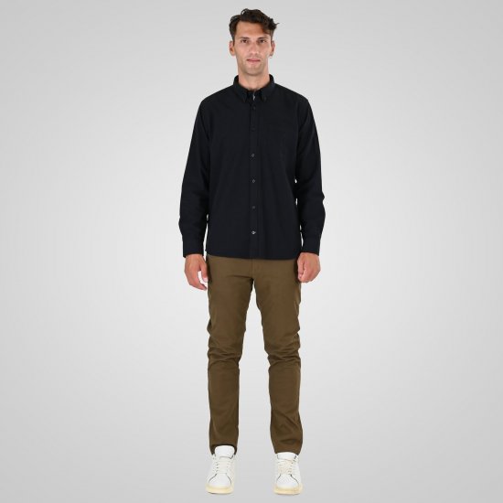 Double Outfitters GS-5225 Oksforda krekls Melna - Krekli - Krekli - 2XL-8XL