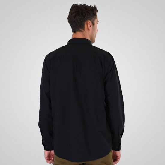 Double Outfitters GS-5225 Oksforda krekls Melna - Krekli - Krekli - 2XL-8XL
