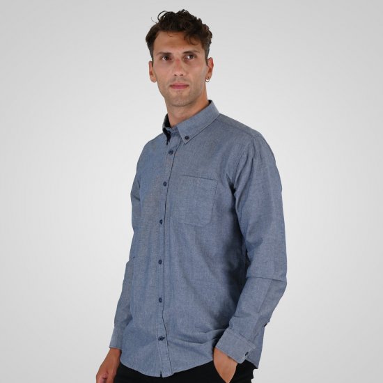Double Outfitters GS-5225 Oksforda krekls Gaiši zila - Krekli - Krekli - 2XL-8XL