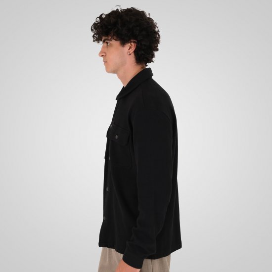 Double Outfitters GS-5237 Krekla jaka Melna - Krekli - Krekli - 2XL-8XL