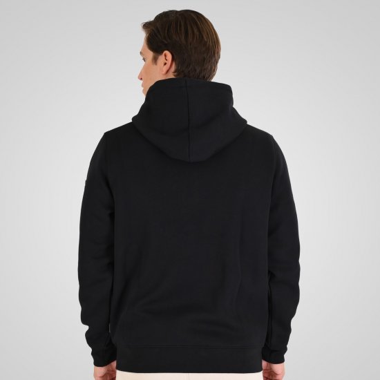 Double Outfitters MTOP-1160 Džemperis ar kapuci un rāvējslēdzēju Melna - Džemperi un džemperi ar kapuci - Džemperi - 2XL-14XL