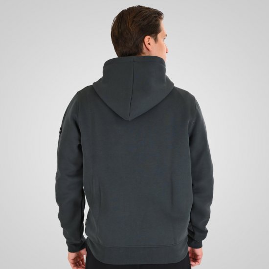Double Outfitters MTOP-1160 Džemperis ar kapuci un rāvējslēdzēju Tumši zaļa - Džemperi un džemperi ar kapuci - Džemperi - 2XL-14XL