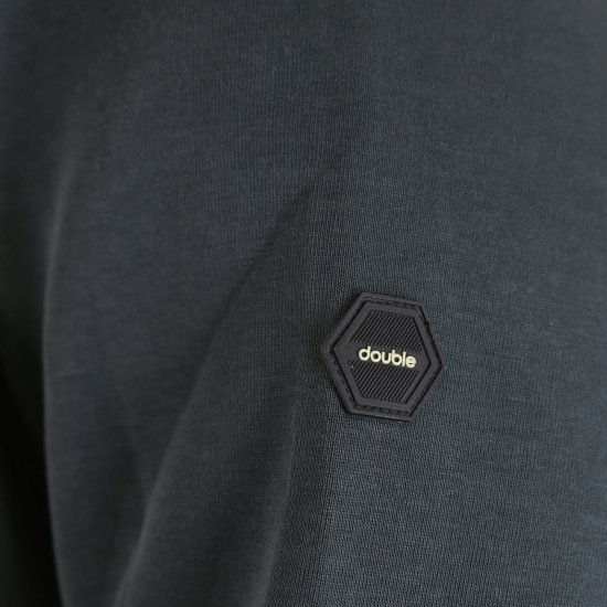 Double Outfitters MTOP-1160 Džemperis ar kapuci un rāvējslēdzēju Tumši zaļa - Džemperi un džemperi ar kapuci - Džemperi - 2XL-14XL