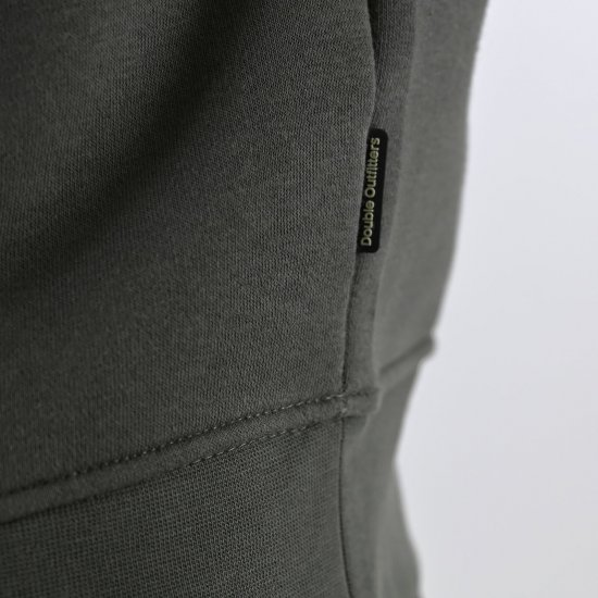 Double Outfitters MTOP-1163 Džemperis ar pusrāvējslēdzēju Haki - Džemperi un džemperi ar kapuci - Džemperi - 2XL-14XL
