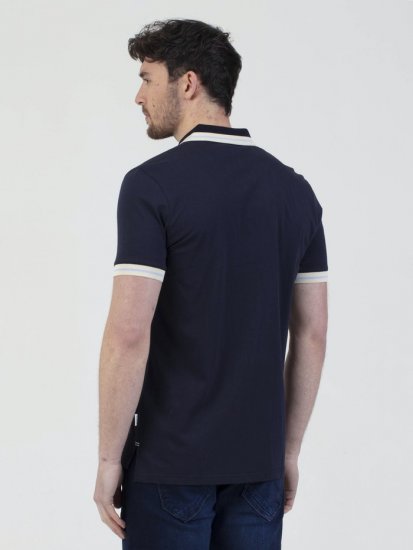 Mish Mash Belgrade Zip Through Polo Navy - Polo krekli - Polo krekli - 2XL-8XL