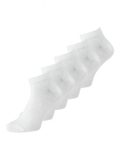 Jack & Jones Basic Īsās bambusa zeķes Balts 5-pack - Apakšveļa un peldšorti - Apakšveļa - 2XL-8XL