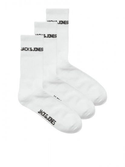 Jack & Jones Melvin Tenisa zeķes Balts 3-pack - Apakšveļa un peldšorti - Apakšveļa - 2XL-8XL