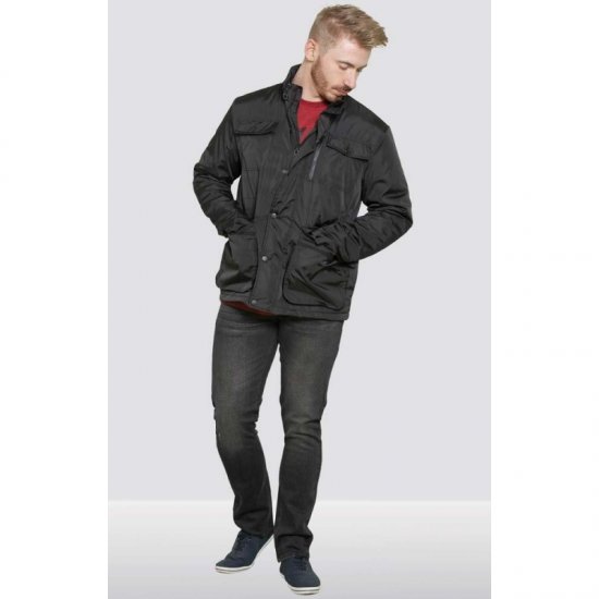 D555 Brentford Jacket Black - Jakas & Lietus apģērbs - Jakas - 2XL-12XL