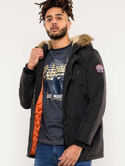 D555 Dundee Parka Jacket With Fur trimming and Teddy Fur Lined hood - Jakas & Lietus apģērbs - Jakas - 2XL-12XL