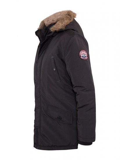 D555 Dundee Parka Jacket With Fur trimming and Teddy Fur Lined hood - Jakas & Lietus apģērbs - Jakas - 2XL-12XL
