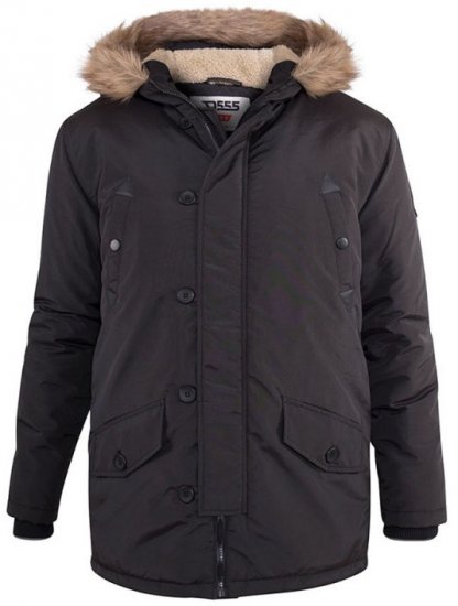 D555 Dundee Parka Jacket With Fur trimming and Teddy Fur Lined hood - Jakas & Lietus apģērbs - Jakas - 2XL-12XL