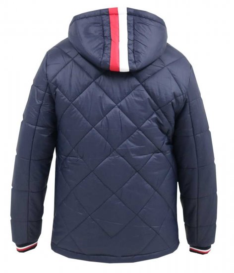 D555 Angus Diamond Quilted Puffer Jacket Navy - Jakas & Lietus apģērbs - Jakas - 2XL-12XL