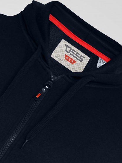 D555 Cantor Džemperis ar Kapuci Tumši Zils - Džemperi un džemperi ar kapuci - Džemperi - 2XL-14XL