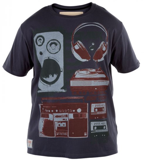 D555 Music T-shirt - T-krekli - T-krekli - 2XL-14XL