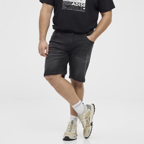 North Latitude 51336 denim šorti melni - Šorti - Šorti - W40-W60