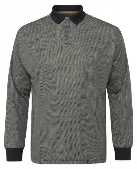 North Latitude Cool Effect Polo Krekls Ar Garām Piedurknēm Melns - Polo krekli - Polo krekli - 2XL-8XL