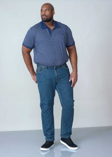 Duke Bailey Relaxed Comfort Fit Stretch Jeans With Elasticated Waist Stonewash - Džinsi un bikses - Džinsi un Bikses - W40-W70