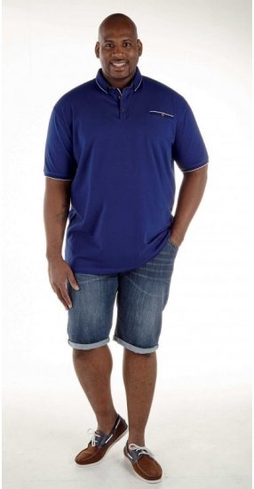 D555 Asia Polo Shirt Blue - Polo krekli - Polo krekli - 2XL-8XL
