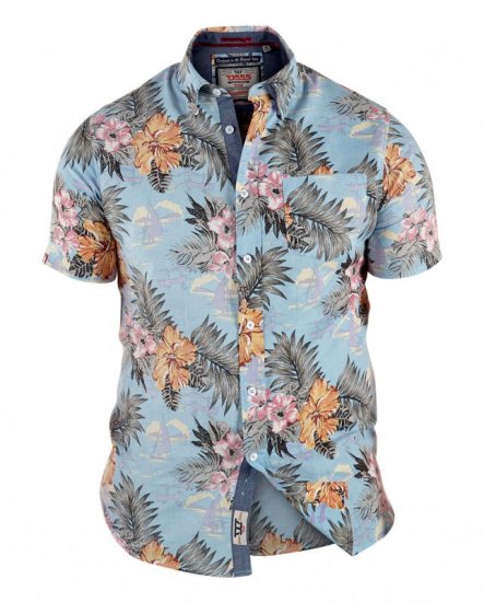 D555 Honolulu Short Sleeve Shirt - Krekli - Krekli - 2XL-8XL