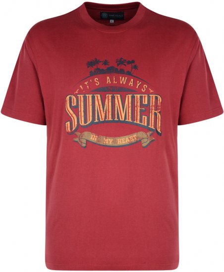 Kam Jeans Summer Beach 2-pack T-shirt - T-krekli - T-krekli - 2XL-14XL