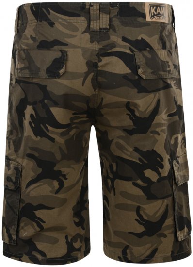 Kam Jeans Cargo Twill Camo Shorts - Šorti - Šorti - W40-W60
