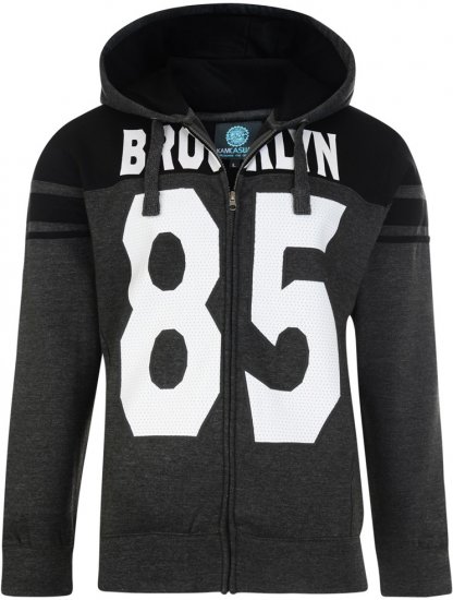 KBS Brooklyn Hoody Charcoal - Džemperi un džemperi ar kapuci - Džemperi - 2XL-8XL