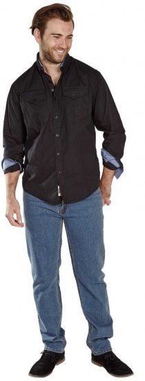 D555 LIONEL Fashion Pockets Long Sleeve Shirt - Krekli - Krekli - 2XL-8XL