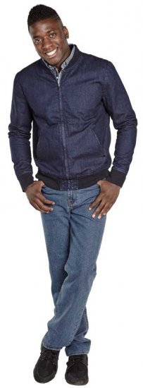 D555 DORIAN Denim Bomber Jacket - Jakas & Lietus apģērbs - Jakas - 2XL-12XL