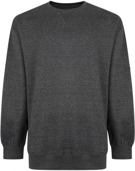 Kam Jeans Sweatshirt Charcoal - Džemperi un džemperi ar kapuci - Džemperi - 2XL-14XL