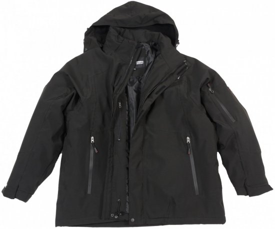Marc & Mark Basel Tech-winter jacket Black - Jakas & Lietus apģērbs - Jakas - 2XL-12XL