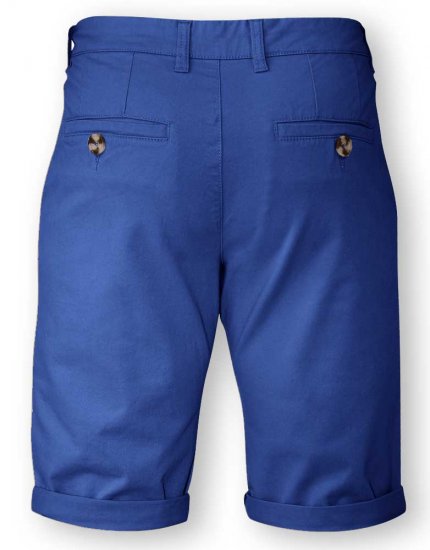 D555 COLTEN Stretch Cotton Chino Shorts Blue - Šorti - Šorti - W40-W60
