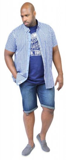 D555 JAIDEN Short Sleeve Shirt & T-shirt Combo - Krekli - Krekli - 2XL-8XL