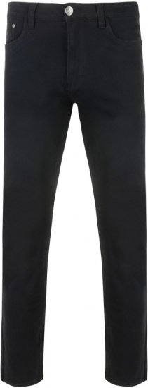 Kam Jeans Alba 5-pocket Stretch Chinos Black TALL SIZES - VĪRIEŠU APĢĒRBS MT-6XLT - Apģērbs gariem vīriešiem